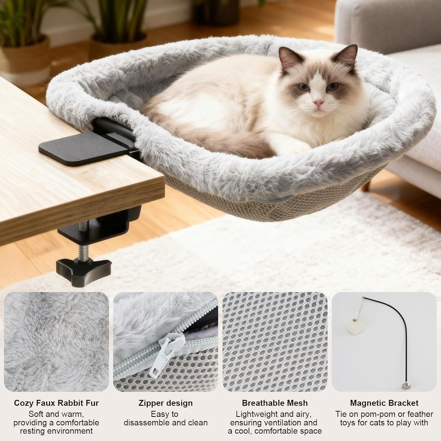 The Foldable Cat Hammock: Comfort and Play in One